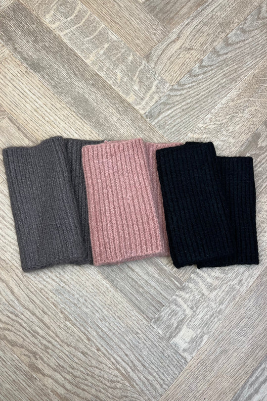 Grey Fingerless Gloves