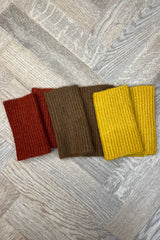 Rust Fingerless Gloves