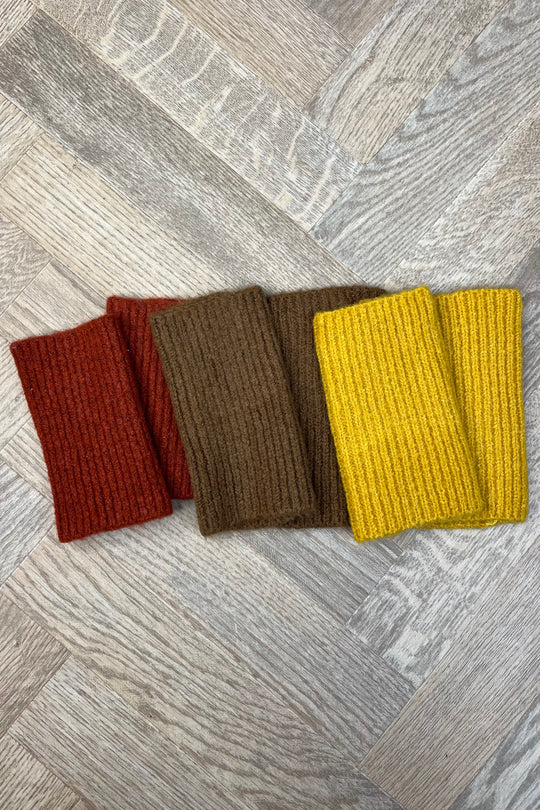 Chocolate Fingerless Gloves