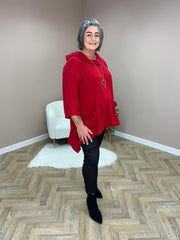 Red Hooded Tunic