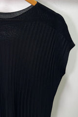 Black Ribbed Top