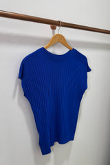 Cobalt Ribbed Top