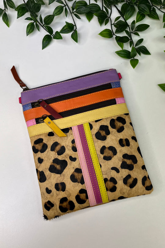 Leopard Print Crossbody Bag