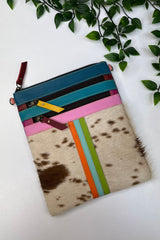 Brown Cow Print Crossbody Bag