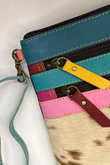 Brown Cow Print Crossbody Bag