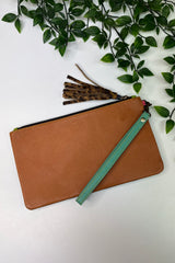 Blue Mixed Animal Print Wallet