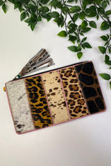 Pink Mixed Animal Print Wallet