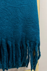 AW25 Chunky Wooly Scarf Teal