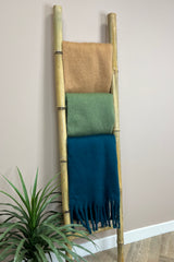 AW25 Chunky Wooly Scarf Teal