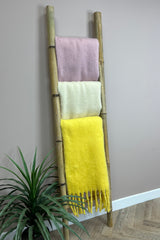 AW25 Chunky Wooly Scarf Buttermilk