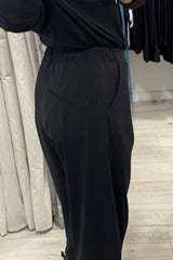 Black Premium Crop Trouser