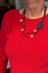 Red Plain Knitted Jumper