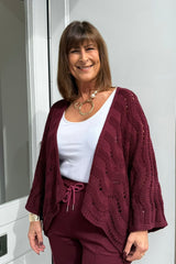 Gold Pearl Loop Necklace