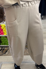 Beige Scuba Lounge Set