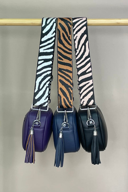 Tiger Print Bag Strap