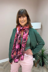 Forest Green Suedette Waterfall Jacket