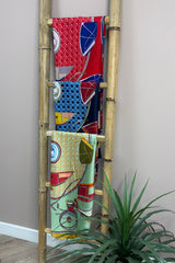 The Navy Italian Silk Scarf