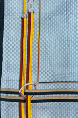 The Grey Buckle Silk Scarf