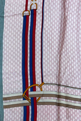 The Pink Buckle Silk Scarf