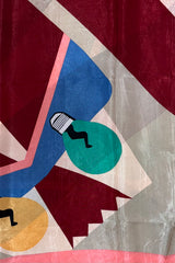 The Pink and Burgundy Energy Scarf