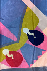 The Yellow and Peach Energy Scarf