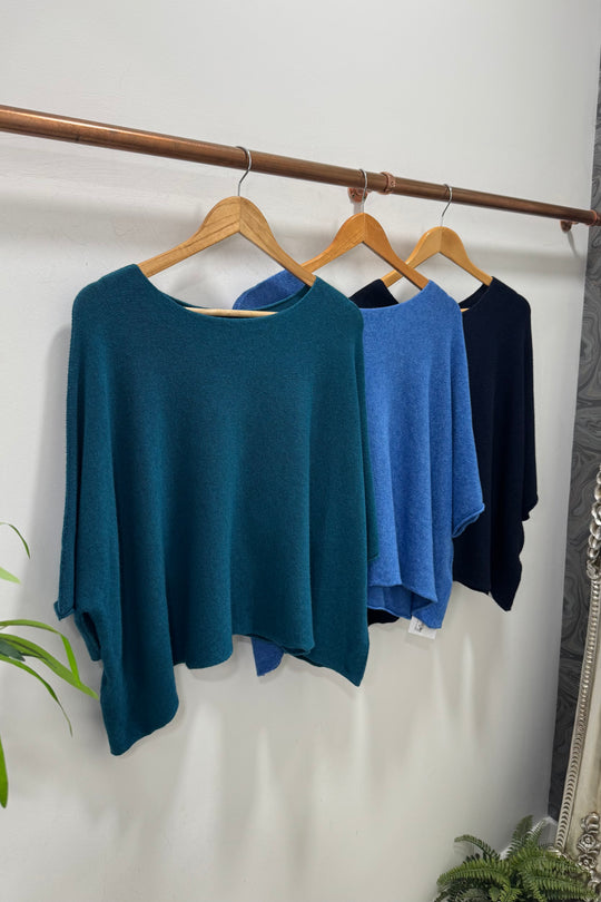 Teal Maggie Knit Jumper