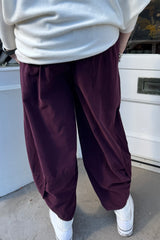 Grape Cord Cocoon Trousers