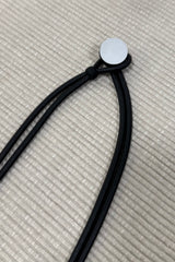 Red Circle Rubber Necklace