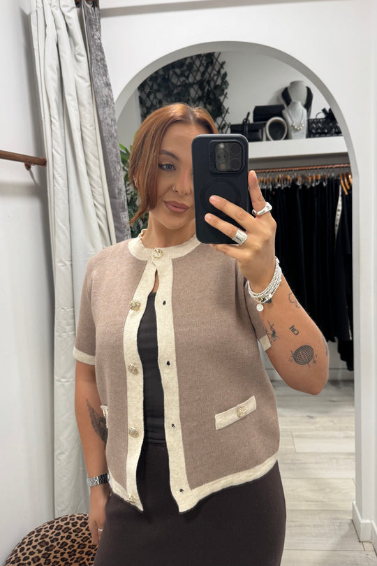 Mocha and Cream No.5 Cardigan