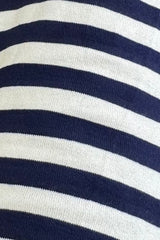 Navy Striped Layering Top