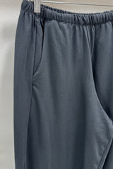 Charcoal Barrel Leg Trousers