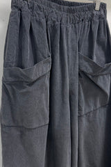 Slate Grey Cord Cocoon Trousers