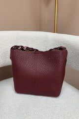 Burgundy Bucket Bag