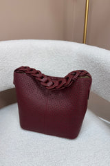 Burgundy Bucket Bag