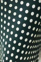 Khaki and Cream Spotty Maxi Skirt