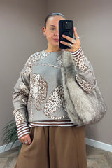 Cheetah Knitted Jumper
