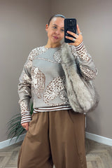 Cheetah Knitted Jumper