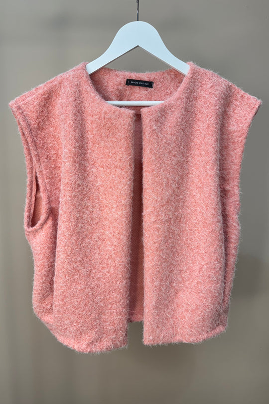 Vintage Rose Ruched Side Gilet