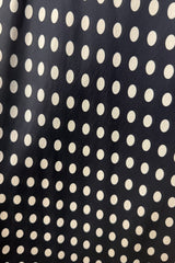 Black and Cream Spotty Maxi Skirt