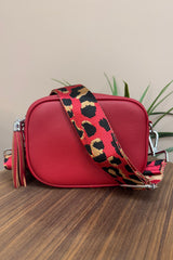 Cheetah Print Bag Strap