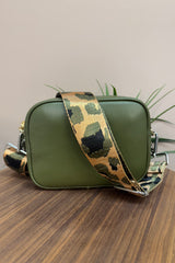 Cheetah Print Bag Strap