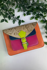 Gold Fleck Buckle Bag