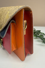 Gold Fleck Buckle Bag