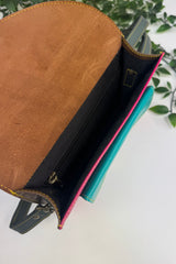 Cow Print Buckle Bag