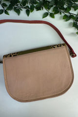 Leopard Print Rounded Buckle Bag