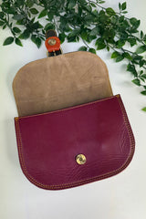 Leopard Print Rounded Buckle Bag