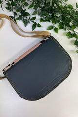 Cow Print Rounded Buckle Bag