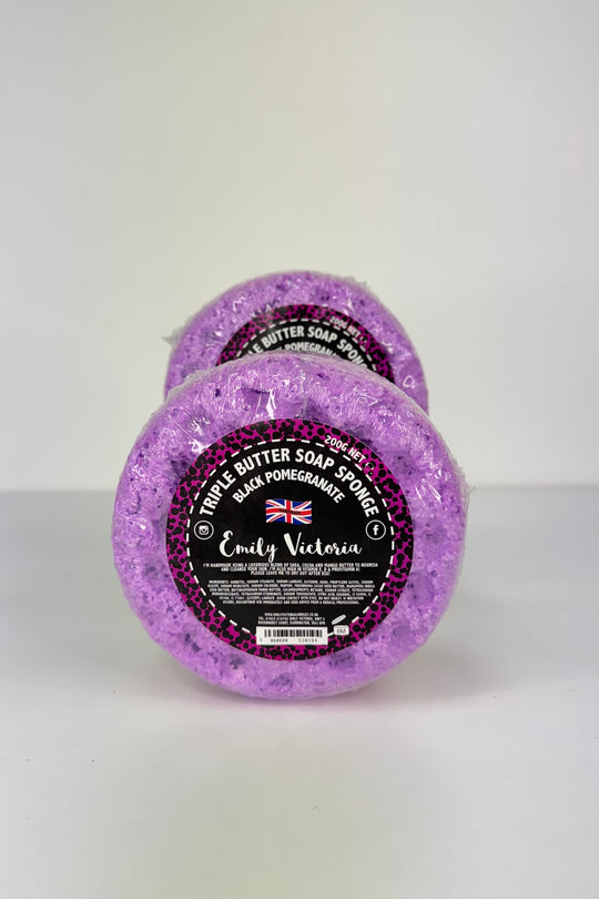 Black Pomegranate Soap Sponge