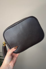 Leather Chocolate Camera Bag