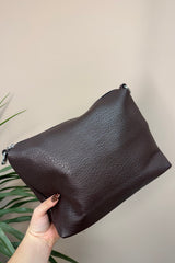 Chocolate Brown Hobo Bag